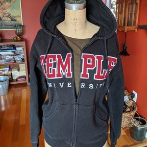 Temple University Zip-Up Hoodie